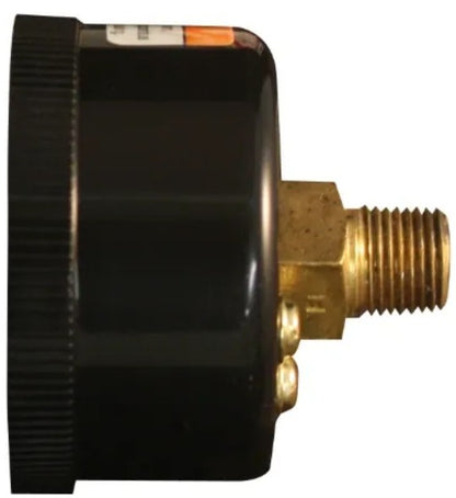 California Air Tools 96006 2" Pressure Gauge – 1/4" NPT, 0–180 PSI