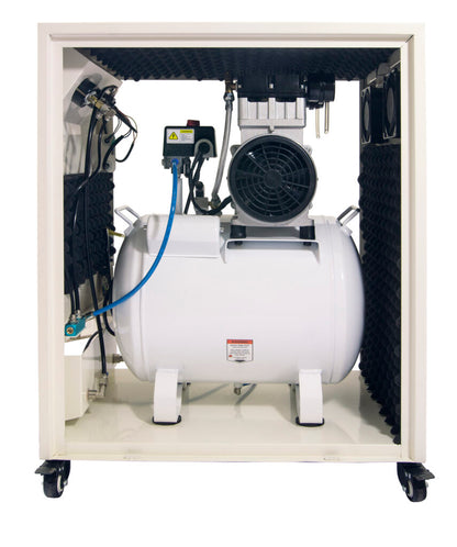 California Air Tools 10020SPC Ultra Quiet 2.0 HP Oil-Free 10 Gallon Air Compressor in Sound Proof Cabinet