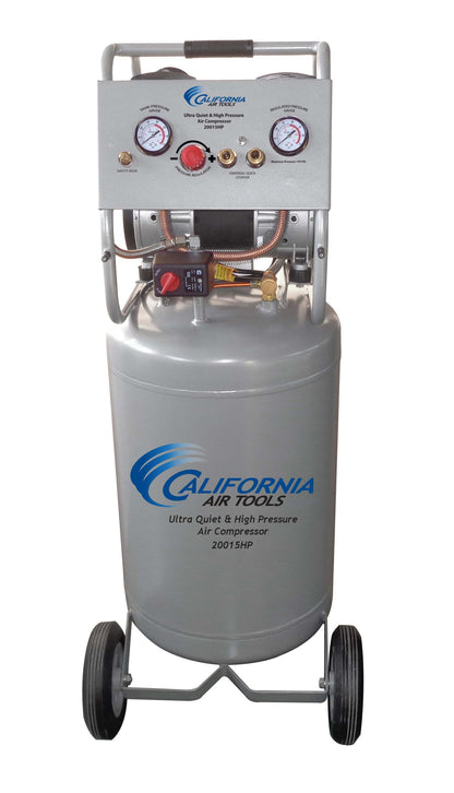 California Air Tools 20015HP Ultra Quiet 1.5 HP Oil-Free High-Pressure 20-Gallon Air Compressor
