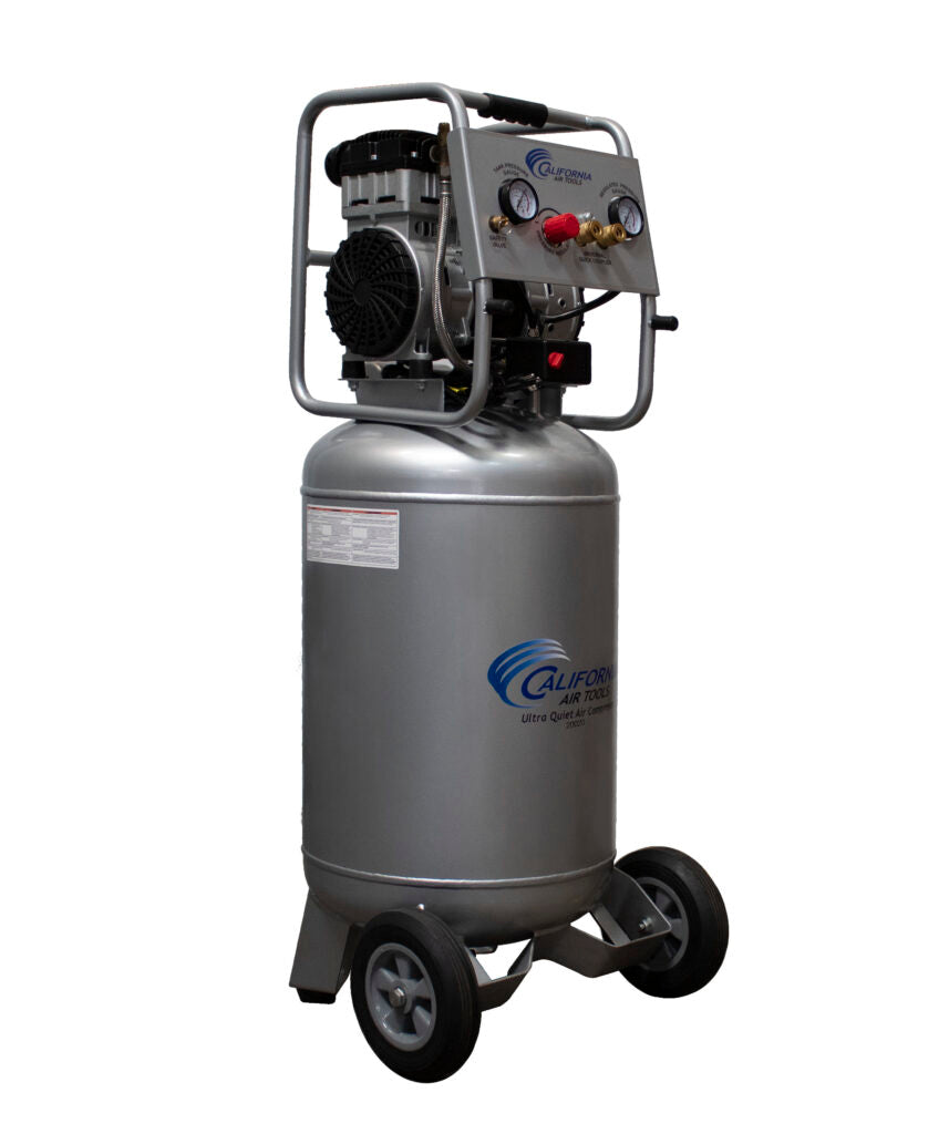 California Air Tools 20020AD Ultra Quiet 2.0 HP Oil-Free Portable 20 Gallon Air Compressor with Automatic Drain Valve