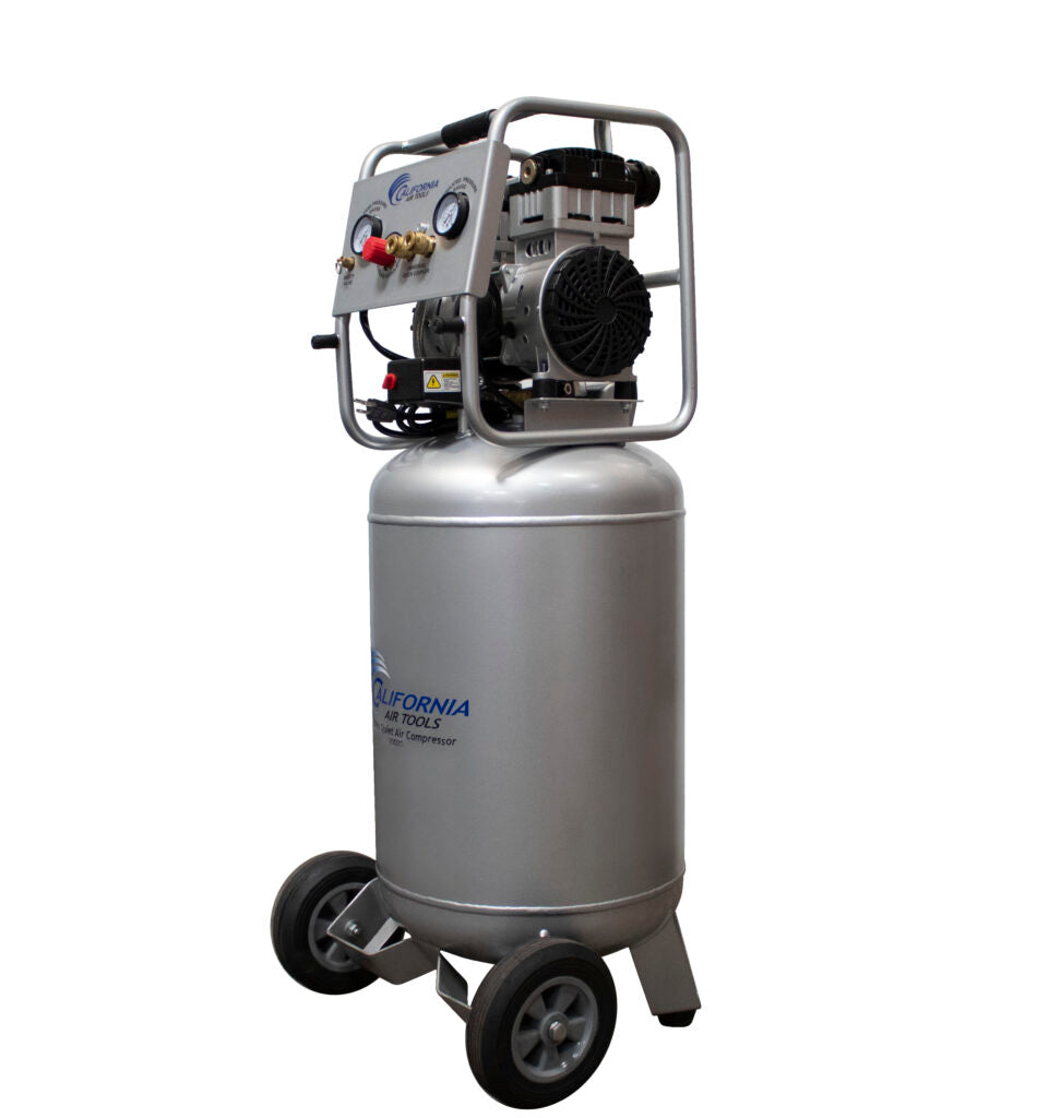 California Air Tools 20020AD Ultra Quiet 2.0 HP Oil-Free Portable 20 Gallon Air Compressor with Automatic Drain Valve