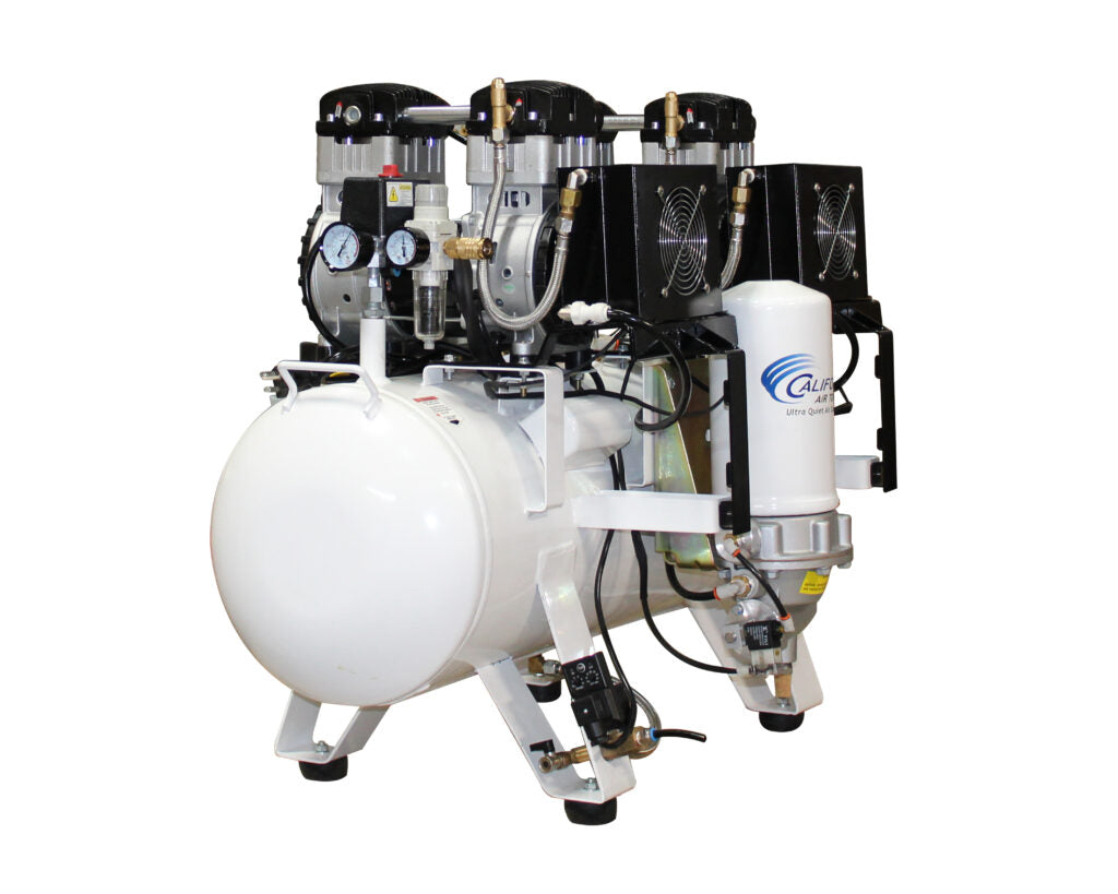 California Air Tools 20040DCADC Powerful 4.0 HP Ultra Quiet & Ultra Dry Oil-Free 20 Gallon Air Compressor with 98% Air Drying System & Automatic Drain Valve – 220V