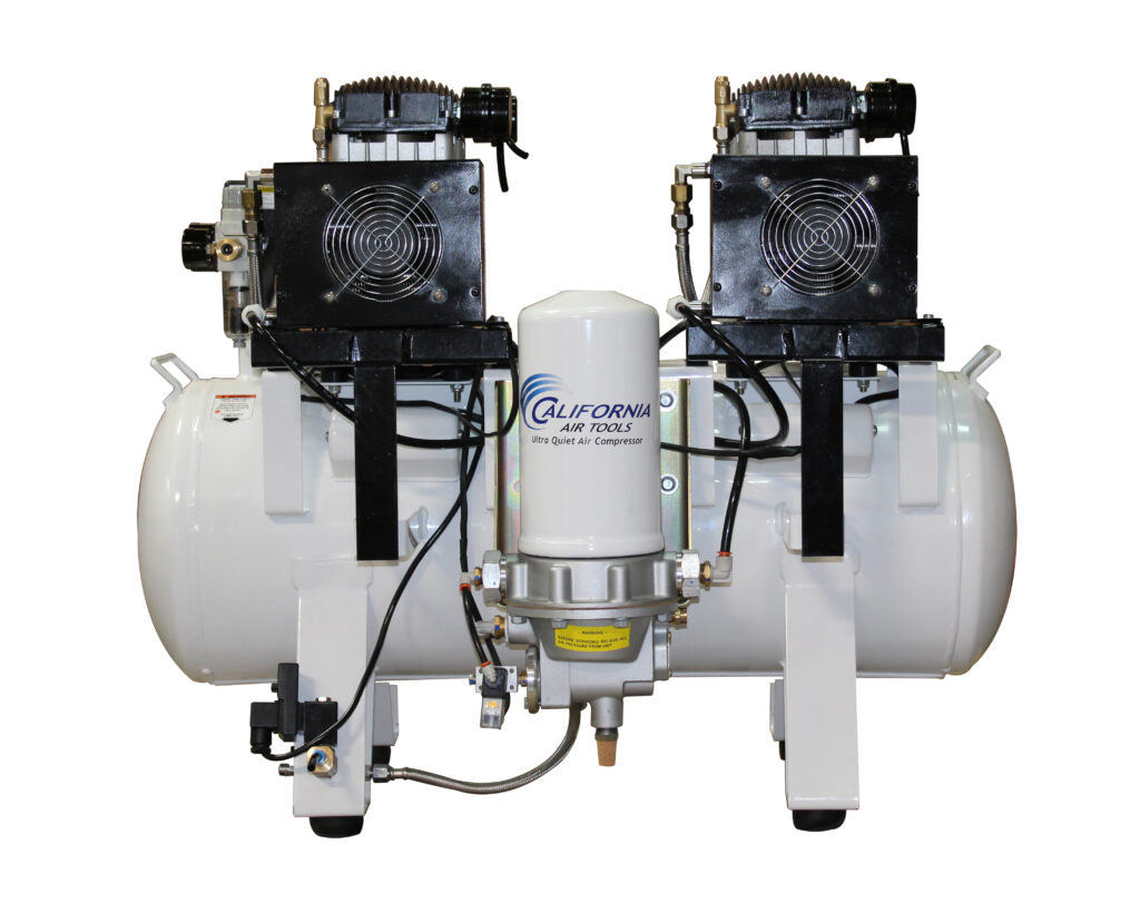 California Air Tools 20040DCADC Powerful 4.0 HP Ultra Quiet & Ultra Dry Oil-Free 20 Gallon Air Compressor with 98% Air Drying System & Automatic Drain Valve – 220V