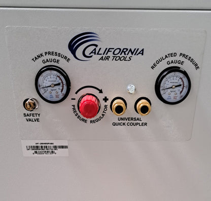 California Air Tools 20040DSPCAD Powerful 4.0 HP Ultra Quiet & Oil-Free 20 Gallon Air Compressor with 80% Air Drying System & Automatic Drain – Soundproof Cabinet, 220V