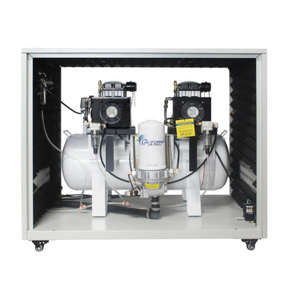 California Air Tools 20040DSPCADC 4.0 HP Ultra Quiet Oil-Free 20 Gallon Air Compressor with 98% Air Dryer, Automatic Drain & Soundproof Cabinet