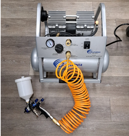 California Air Tools CAT-33000K LVLP Spray Gun Kit with 4 Nozzle Sizes