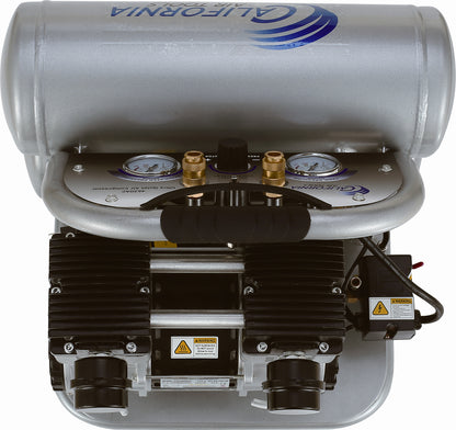 California Air Tools 4620AC-22060 Powerful 2.0 HP Ultra Quiet & Oil-Free 4.6 Gallon Air Compressor – 220V 60Hz