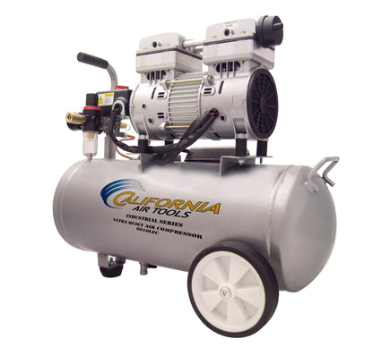 California Air Tools 4610ALFC 1.0 HP Ultra Quiet Oil-Free 4.6 Gallon Aluminum Air Compressor