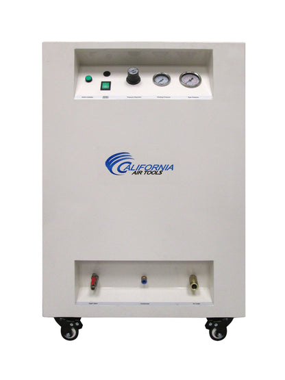 California Air Tools 8010DSPC 1.0 HP Ultra Quiet Oil-Free 8 Gallon Air Compressor with 80% Air Dryer & Soundproof Cabinet, 110V