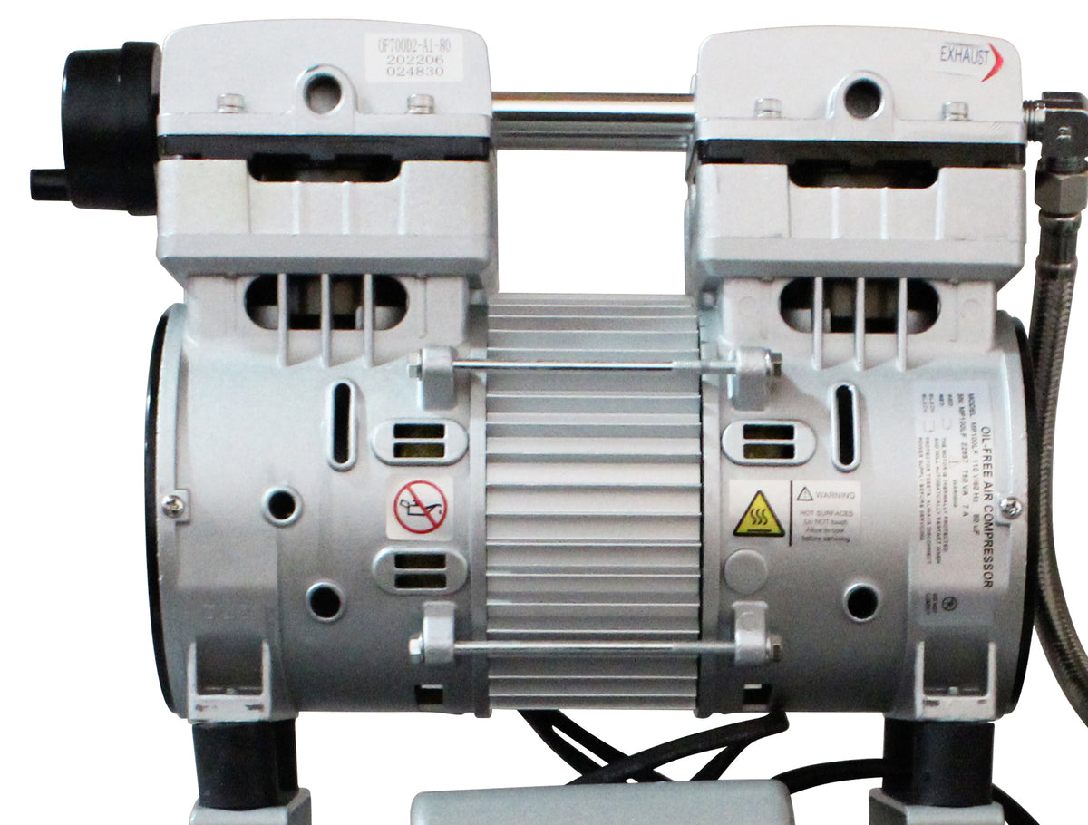 California Air Tools MP-100LF 1.0 HP Long Life Oil-Free Motor/Pump – 110V, 60Hz, 125 PSI