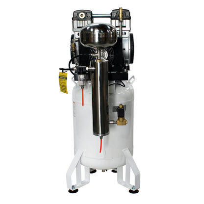 California Air Tools 10020DC-22060 Ultra Quiet 2.0 HP Oil-Free 10-Gallon Air Compressor with 80% Air Dryer – 220V 60Hz
