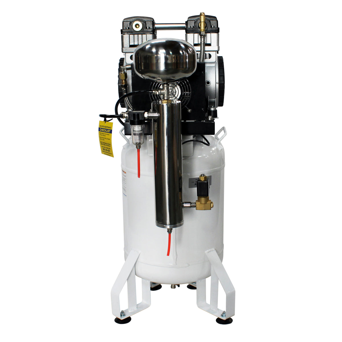 California Air Tools 10020DC-22060 2.0 HP Ultra Quiet Oil-Free 10 Gallon Air Compressor with 80% Air Dryer, 220V