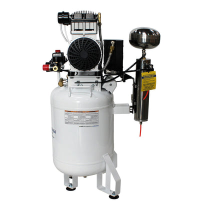 California Air Tools 10020DC-22060 Ultra Quiet 2.0 HP Oil-Free 10-Gallon Air Compressor with 80% Air Dryer – 220V 60Hz