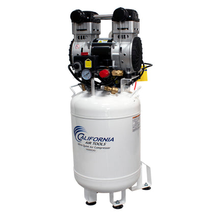 California Air Tools 10020DCAD-22060 Ultra Quiet 2.0 HP Oil-Free 10-Gallon Air Compressor with 80% Air Dryer and Automatic Drain – 220V 60Hz