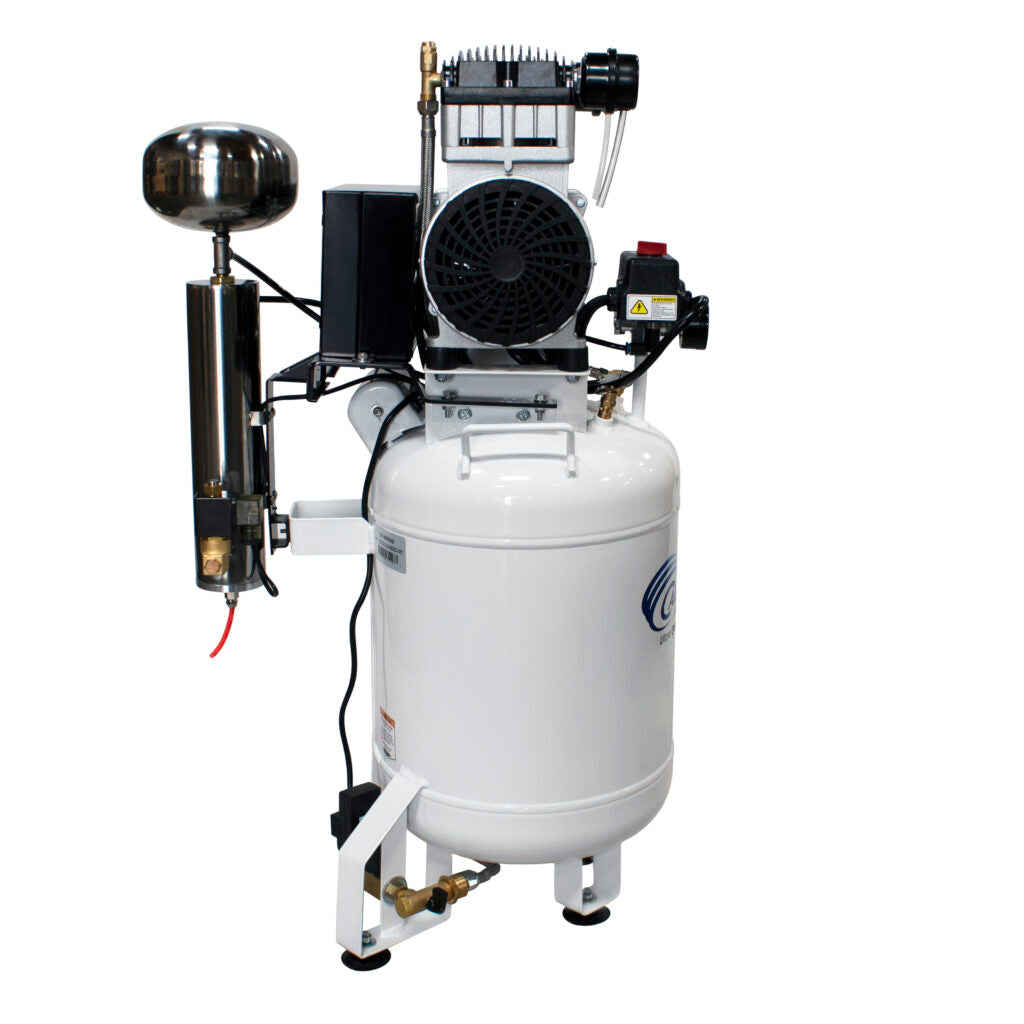 California Air Tools 10020DCAD Ultra Quiet 2.0 HP Oil-Free 10-Gallon Air Compressor with 80% Air Dryer and Automatic Drain – 110V 60Hz