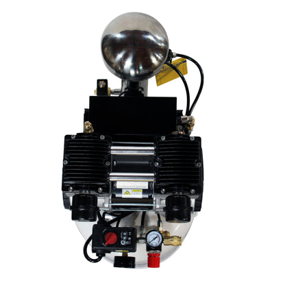 California Air Tools 10020DCAD-22060 Ultra Quiet 2.0 HP Oil-Free 10-Gallon Air Compressor with 80% Air Dryer and Automatic Drain – 220V 60Hz