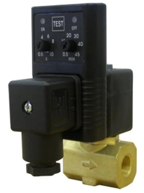 California Air Tools EZ-2301-PC 220V Automatic Drain Valve with Power Cord and Plug – 230 PSI