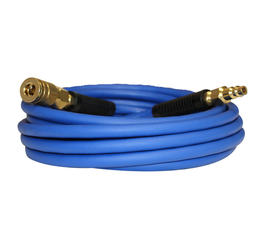 California Air Tools Hybrider Flex 1/4-Inch 25-Foot Industrial Air Hose with Fittings
