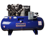 CASTAIR I518HC2-S 5 HP Industrial Air Compressor, 80-Gallon Horizontal Tank, Single Phase, 420 RPM