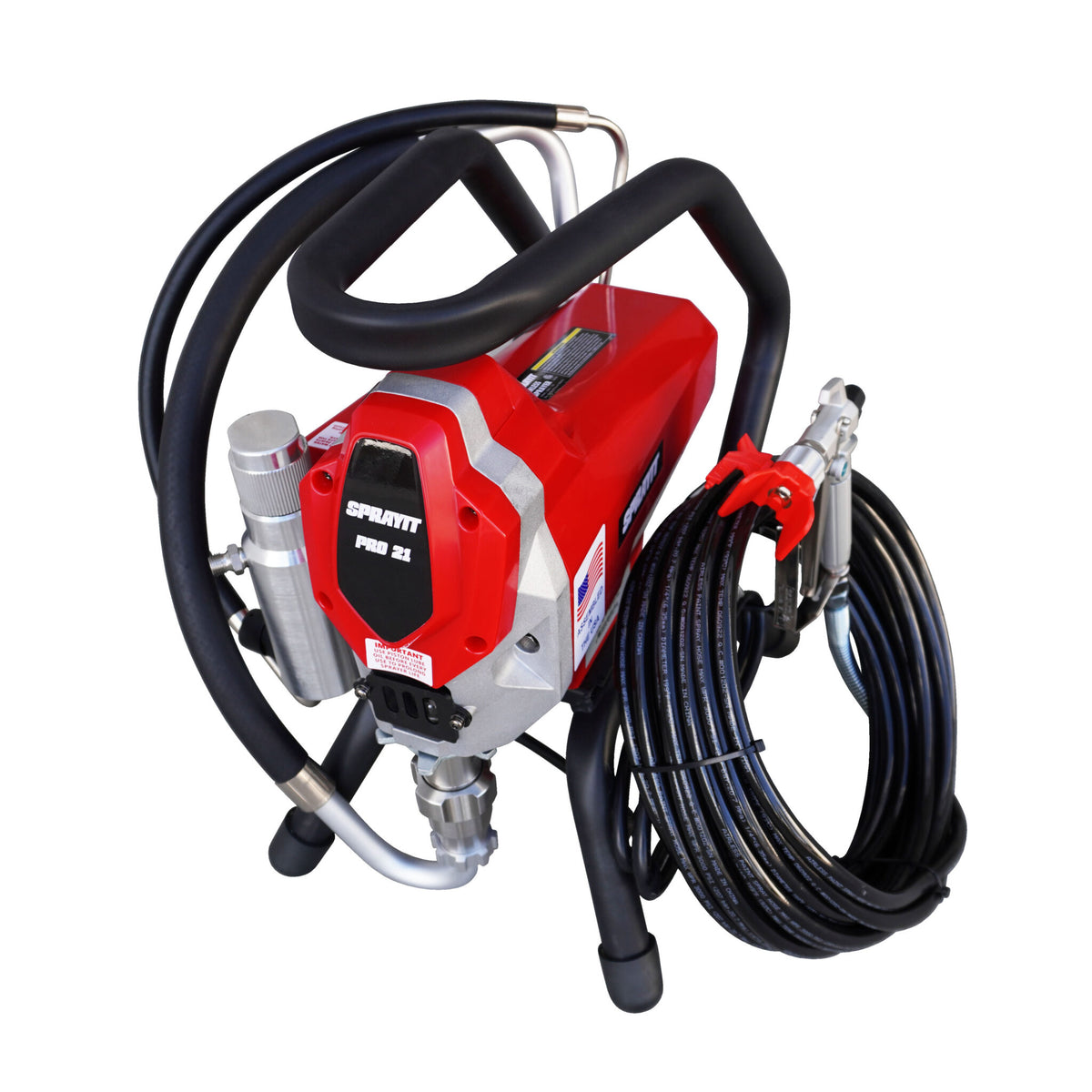 SPRAYIT PRO 21 Electric Airless Paint Sprayer – 1 HP, 3000 PSI