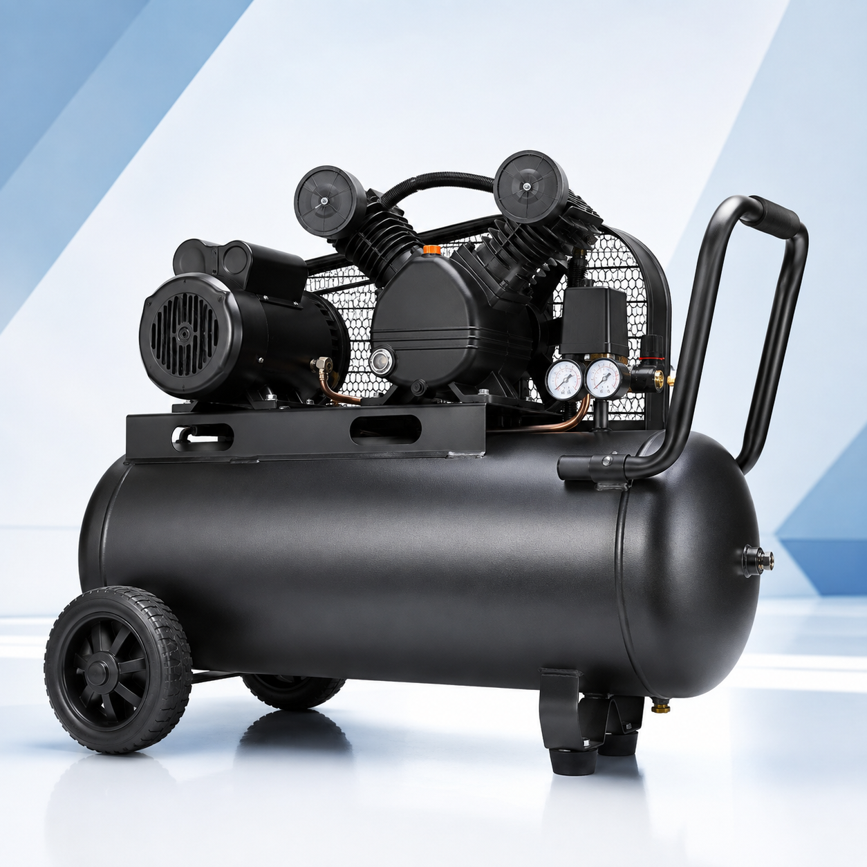 Industrial Portable Air Compressor – 3 HP, 20 Gallon, Oil-Lubricated