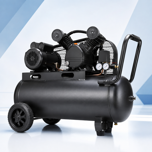 Industrial Portable Air Compressor – 3 HP, 20 Gallon, Oil-Lubricated
